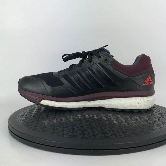 Adidas Supernova Glide Boost Black Running Shoes B33614 Women's Size 8.5 - Picture 9 of 12